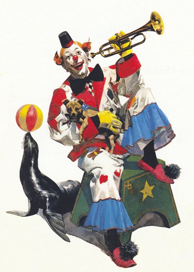 Payaso en el circo de English School
